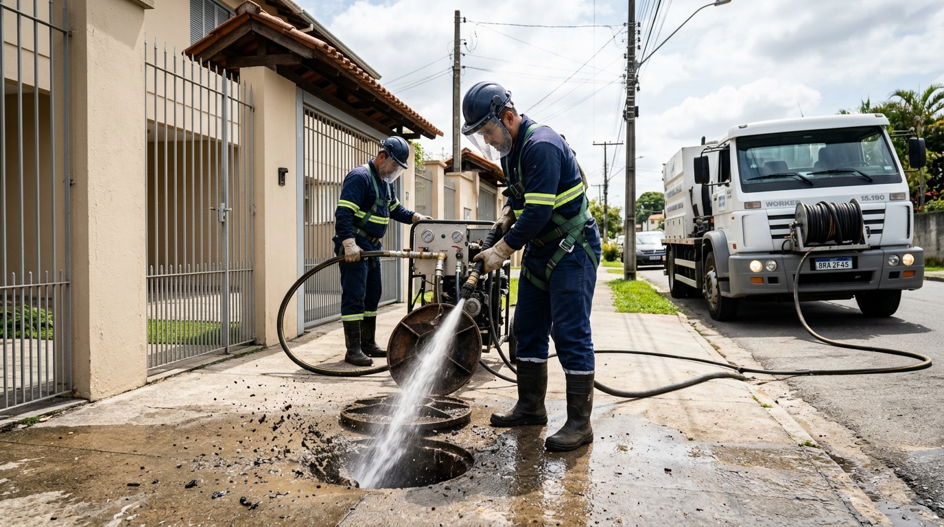 Hidrojateamento em Cascavel-PR